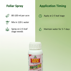 NFL Kisan Gold Bispyribac Sodium 10% SC Systemic Herbicide 200ml