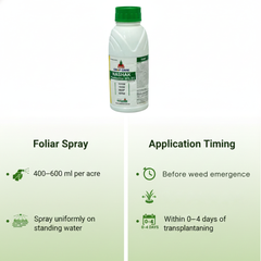 Jai Kisan Crop Care Nashak Pretilachlor 50% EC Herbicide 1L