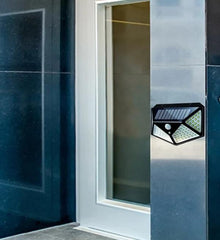 Gronaa Bright Solar Wireless Security Motion Sensor 100 Led Night Light for Home and Garden ,Outdoors