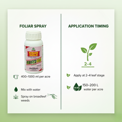 NFL Kisan -D 2,4-D Amine Salt 58% SL Selective Herbicide 400ml