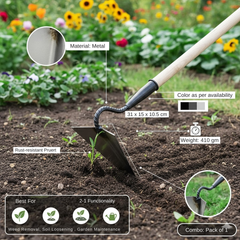 2-in-1 Triangle Weed Remover & Soil Loosening Gardening Tool