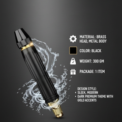 Water Spary Nozzle- High Pressure Sprayer Washer Wand Portable Watering Sprayer For Window Washing