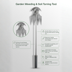Gronaa Garden Weeding and Soil Turning ToolGarden Weeding and Soil Turning Tool