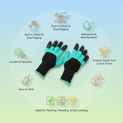 Waterproof Gardening Gloves With Claws