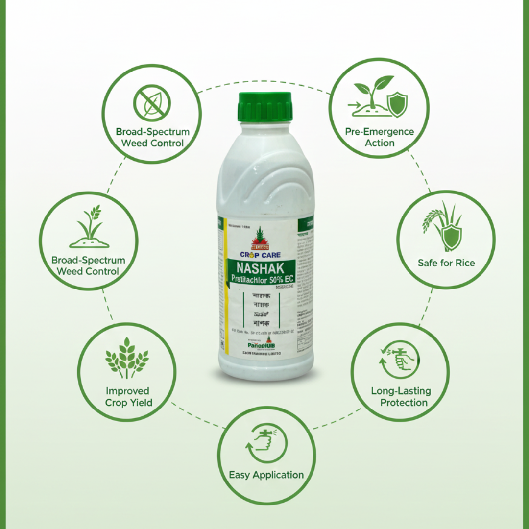 NFL Kisan Preti Pretilachlor 50% EC Herbicide 500ml