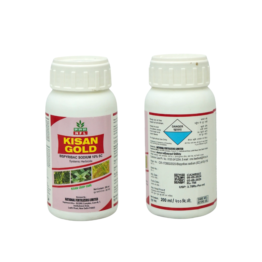 NFL Kisan Gold Bispyribac Sodium 10% SC Systemic Herbicide 200ml