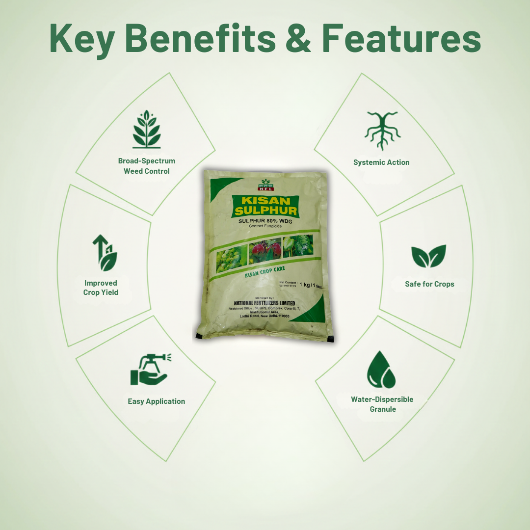 NFL Kisan Sulfo Sulfosulfuron 75% WG Herbicide 500ml