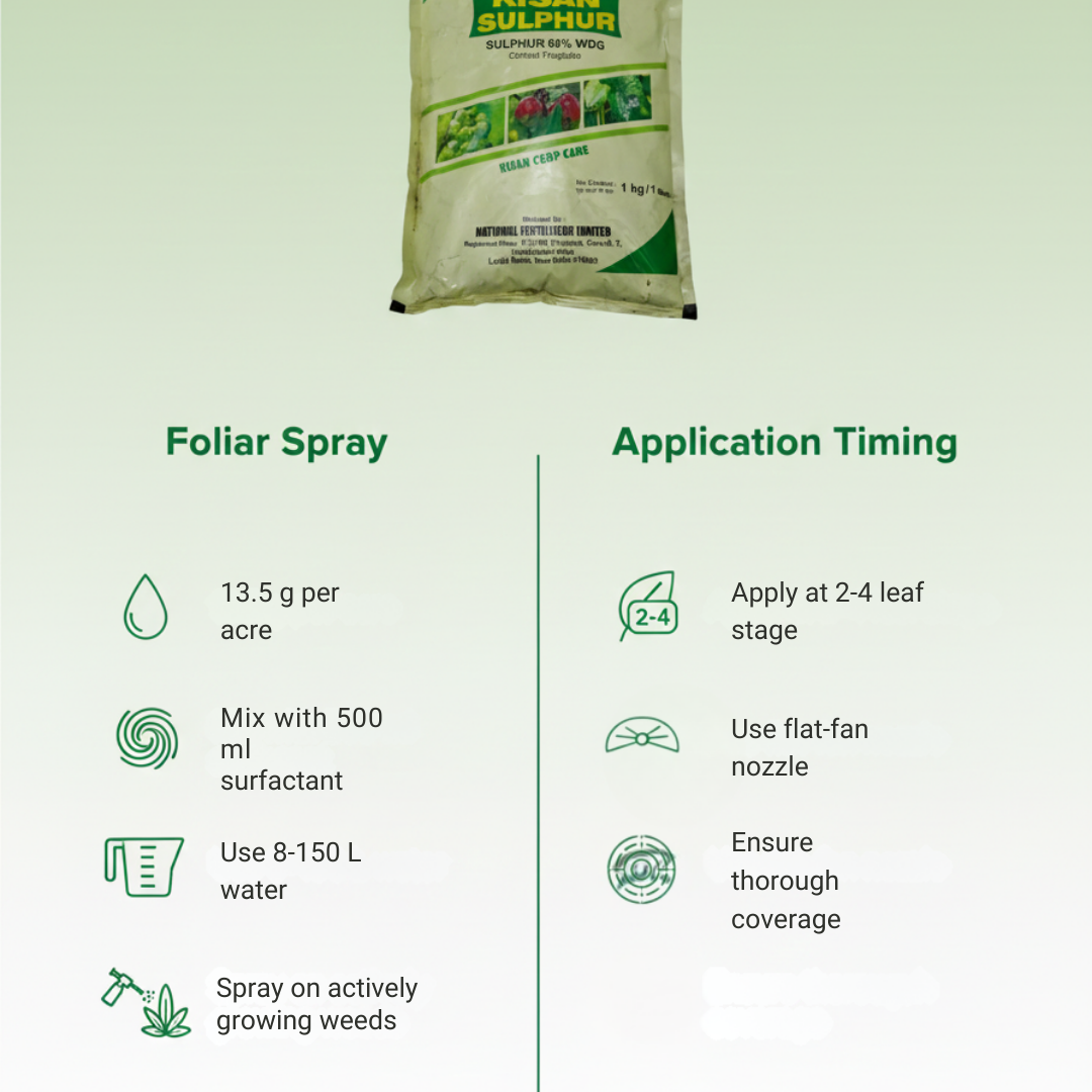 NFL Kisan Sulfo Sulfosulfuron 75% WG Herbicide 500ml