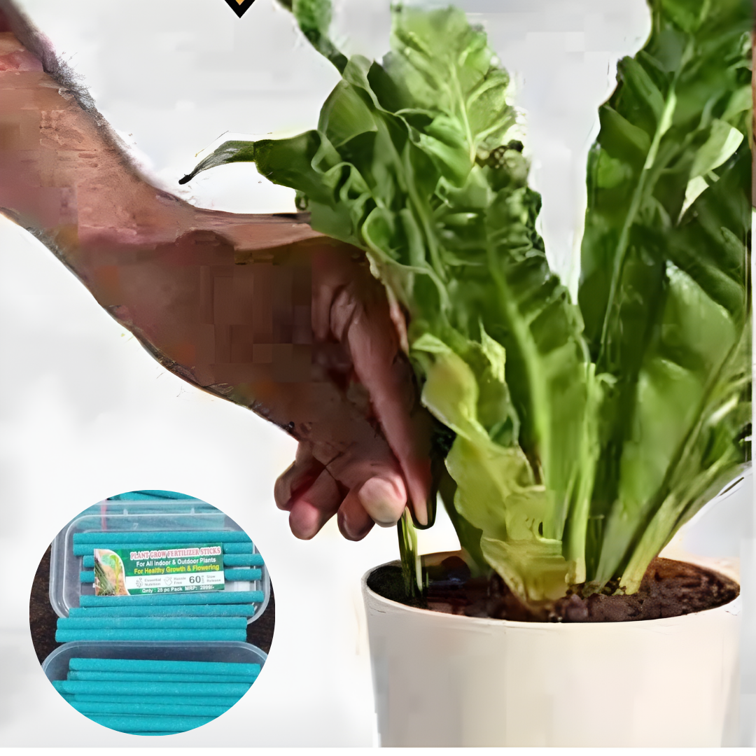 Gronaa Plant Grow Fertilizer Sticks For Plants - 50 Stick Pack of 2 & 4