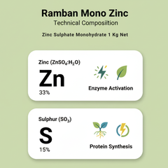 Ramban Mono Zinc Zink Sulphate monohydrate 1Kg