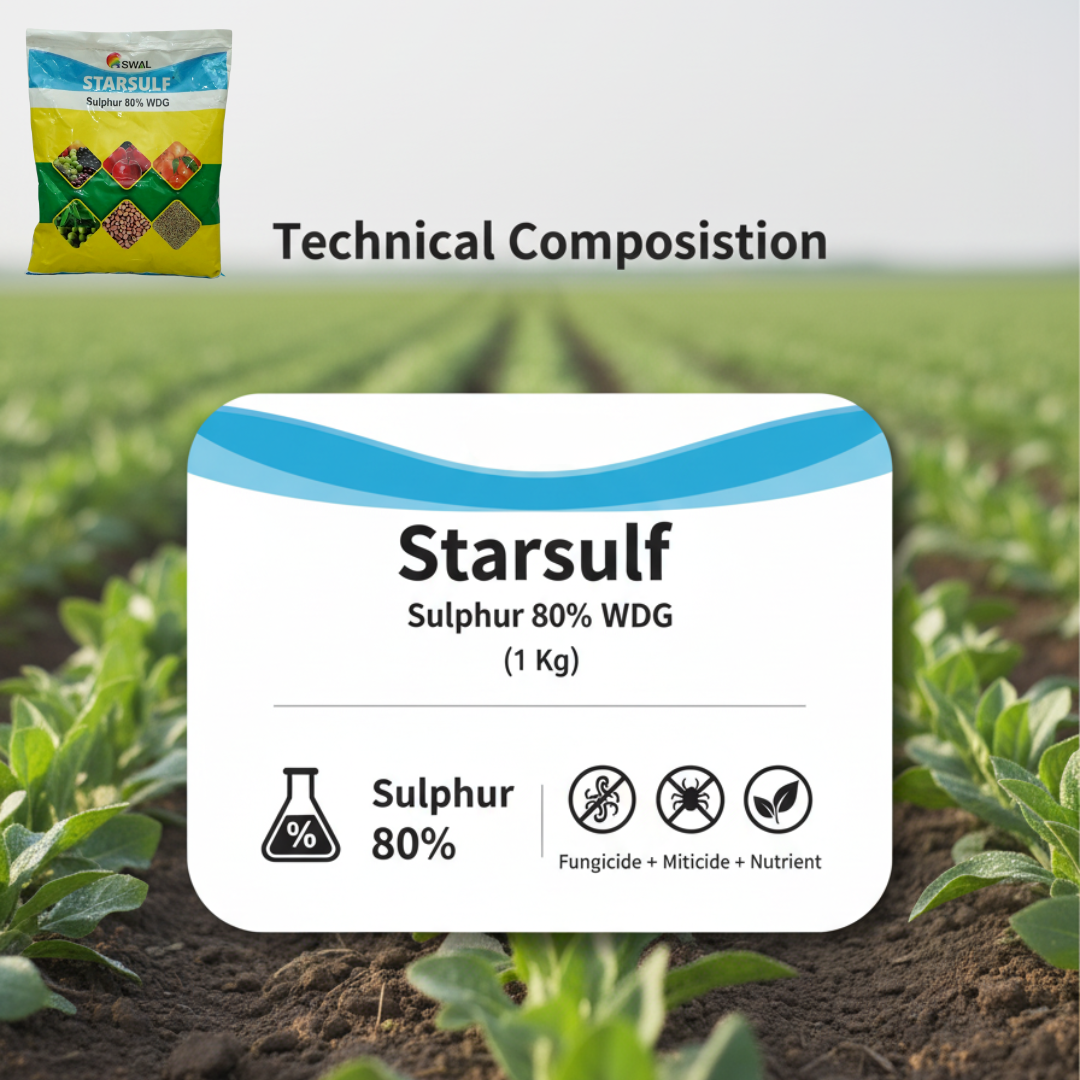 SWAL Starsulf Sulphur 80% WDG 1Kg