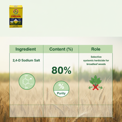 Shaktiman  2,4-D Sodium Salt 80%WP Diman Selective Herbicide 500Gm