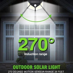 Gronaa Bright Solar Wireless Security Motion Sensor 100 Led Night Light for Home and Garden ,Outdoors