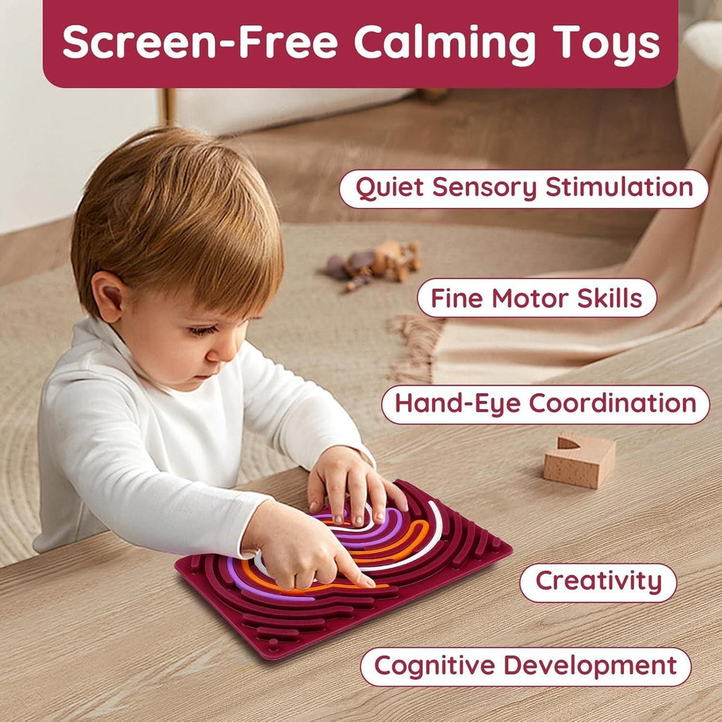 Sensor Activity Board Silicone Montessori Toy