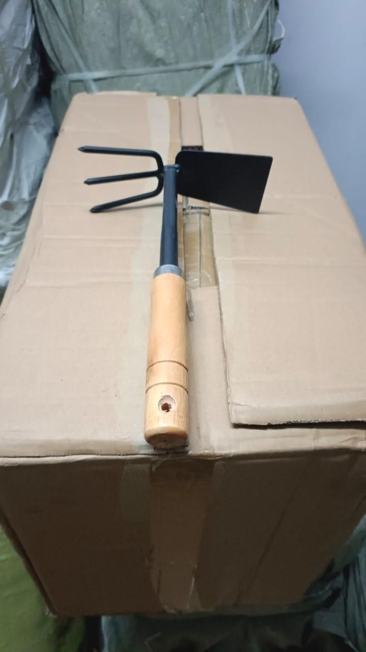 Gronaa Wooden Handle Dual Hoe & Rake