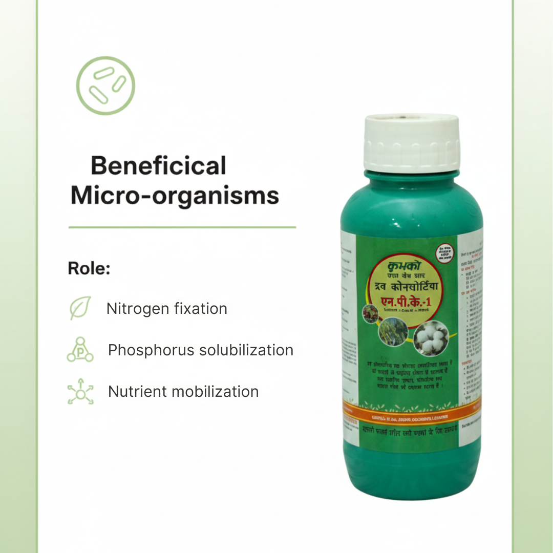 Kribhco Liquid Consortia N.P.K.-1 Liquid Bio- Fertilizer 500ml