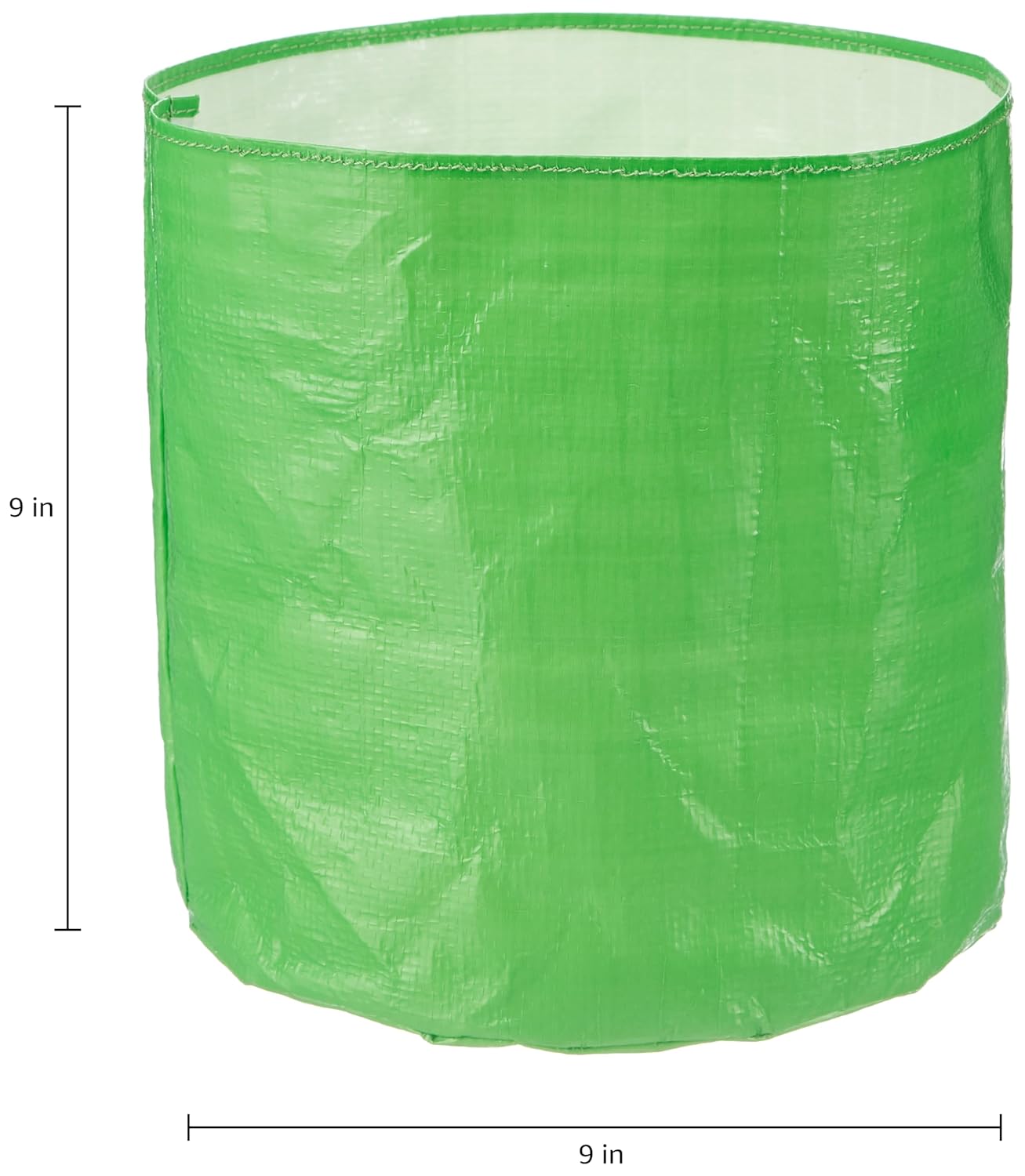 Gronaa HDPE 260 GSM Growbags for suitable for terrace gardening 9*9 inch Pack of 3