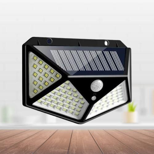 Gronaa Bright Solar Wireless Security Motion Sensor 100 Led Night Light for Home and Garden ,Outdoors