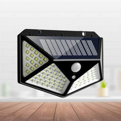 Gronaa Bright Solar Wireless Security Motion Sensor 100 Led Night Light for Home and Garden ,Outdoors