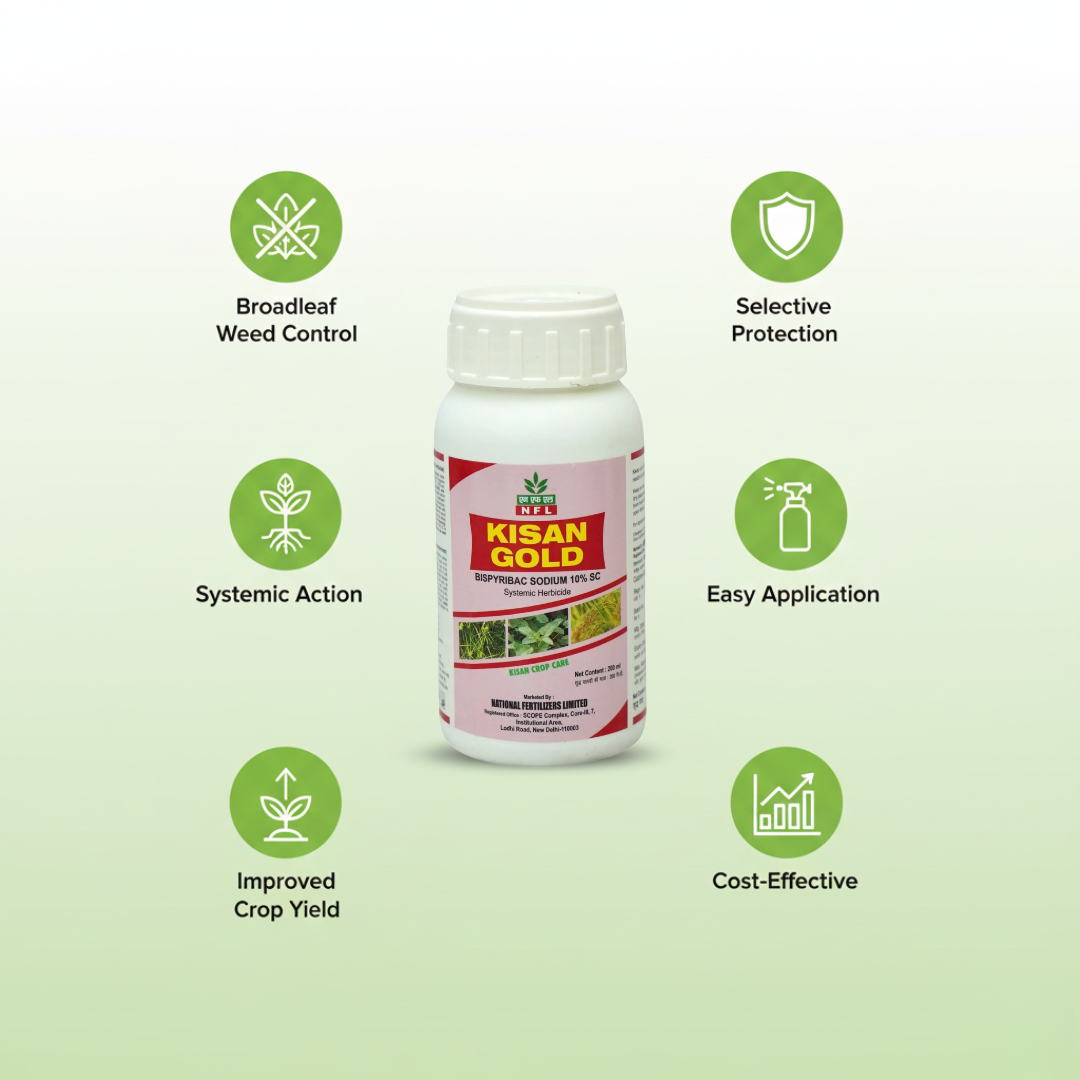 NFL Kisan -D  2,4-D Amine Salt 58% SL Selective Herbicide 400ml