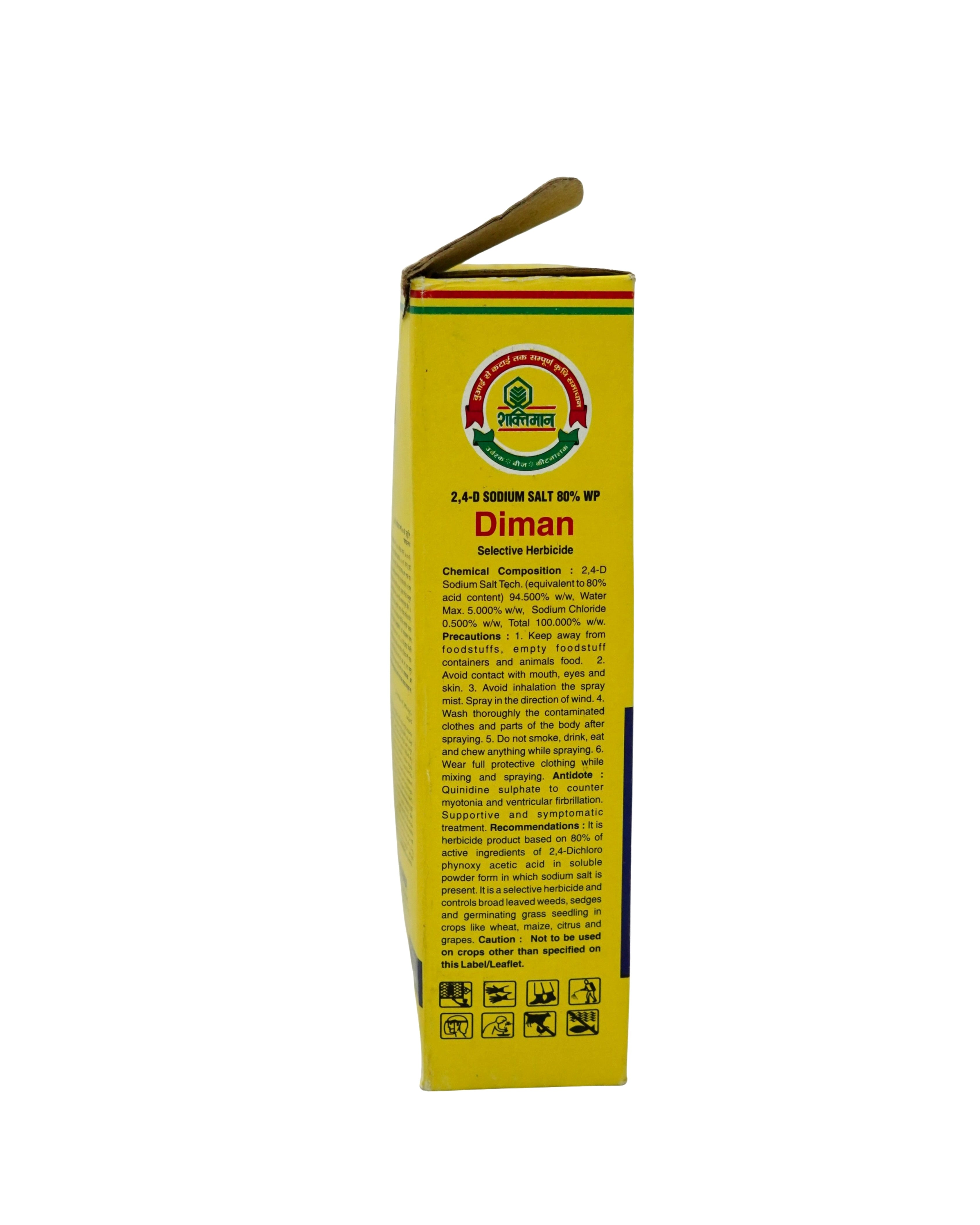 Shaktiman  2,4-D Sodium Salt 80%WP Diman Selective Herbicide 500Gm
