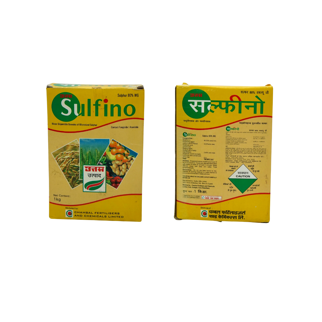 Uttam Sulfino (Water Dispersible Granules of Micronized Sulphur) Sulphur 80% WDG 1Kg