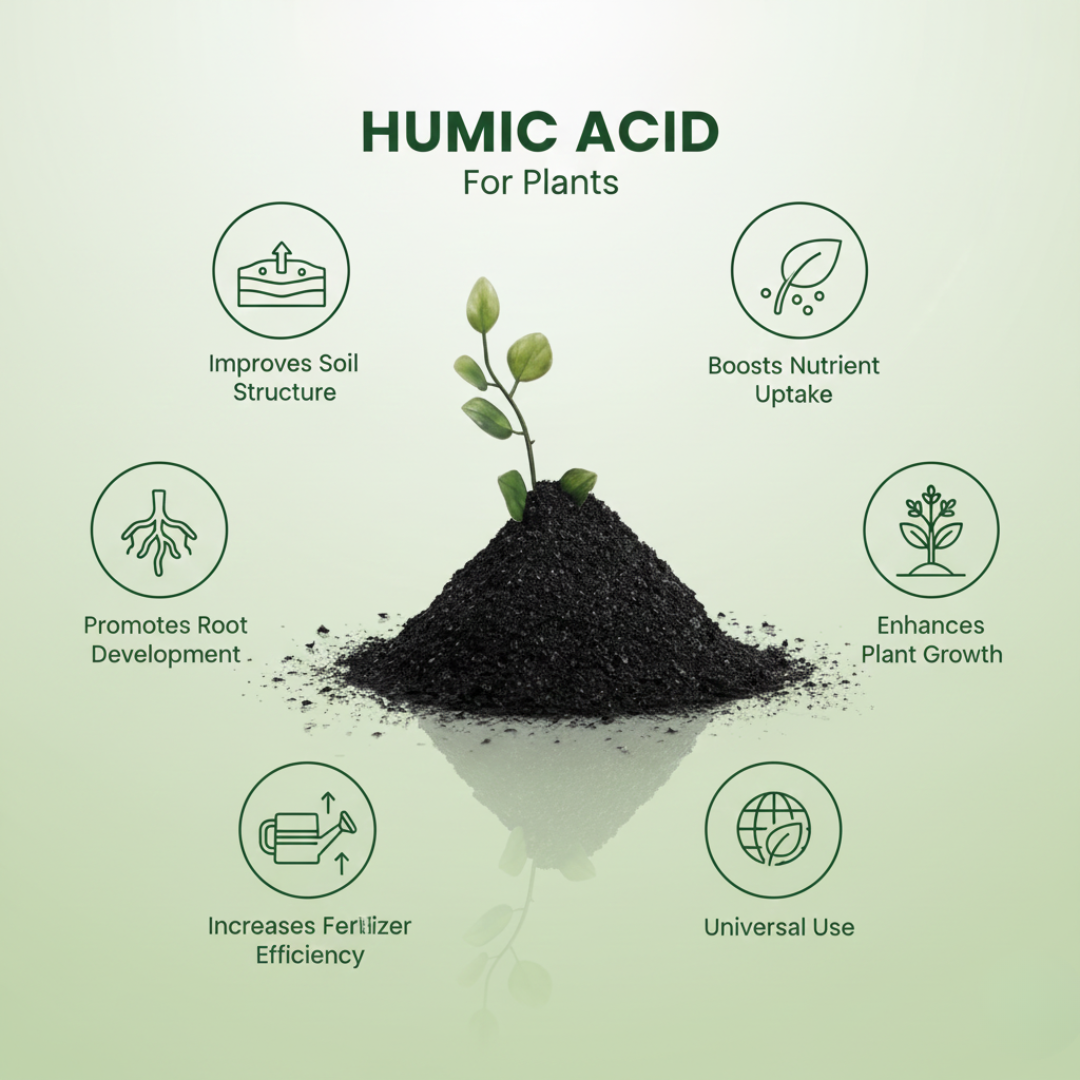 Gronaa Humic Acid for Plants (Potassium Humate Flakes) 200gm