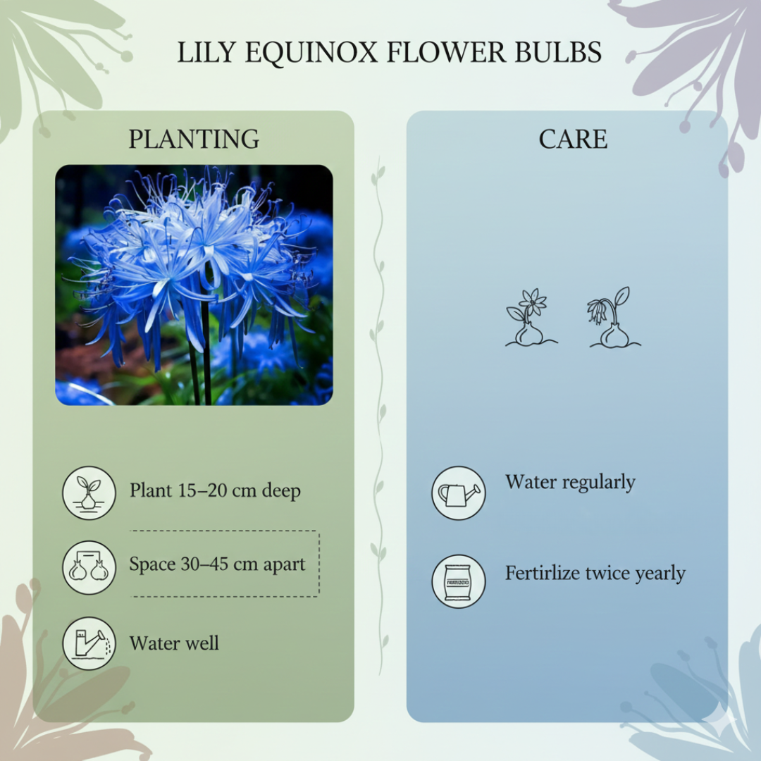 Lily Equinox Flower Bulbs Seeds