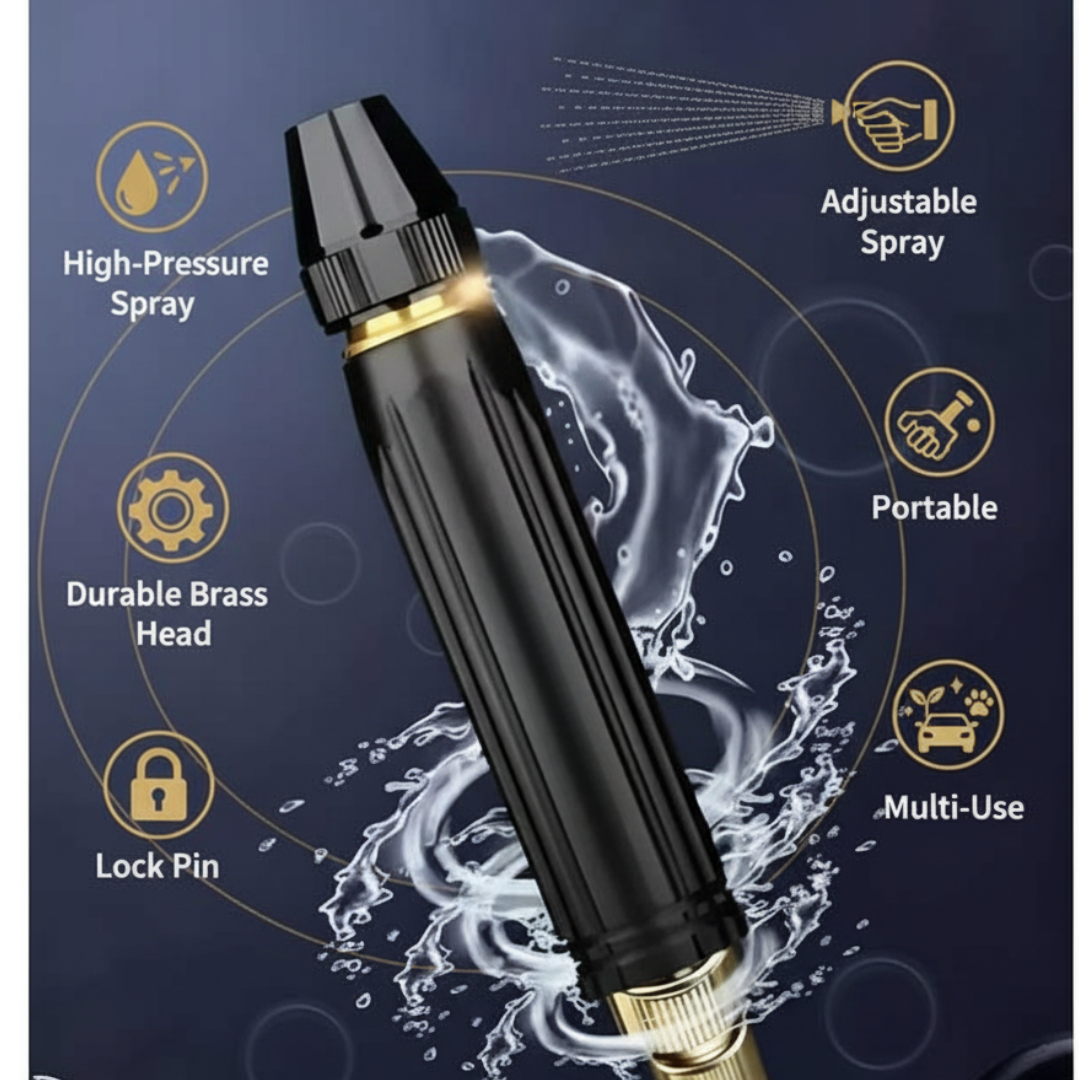 Water Spary Nozzle-  High Pressure Sprayer Washer Wand Portable Watering Sprayer For Window Washing