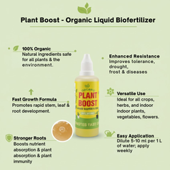 Plant Boost Liquid Biofertilizer for All Crops,Organic (Pack of 6)