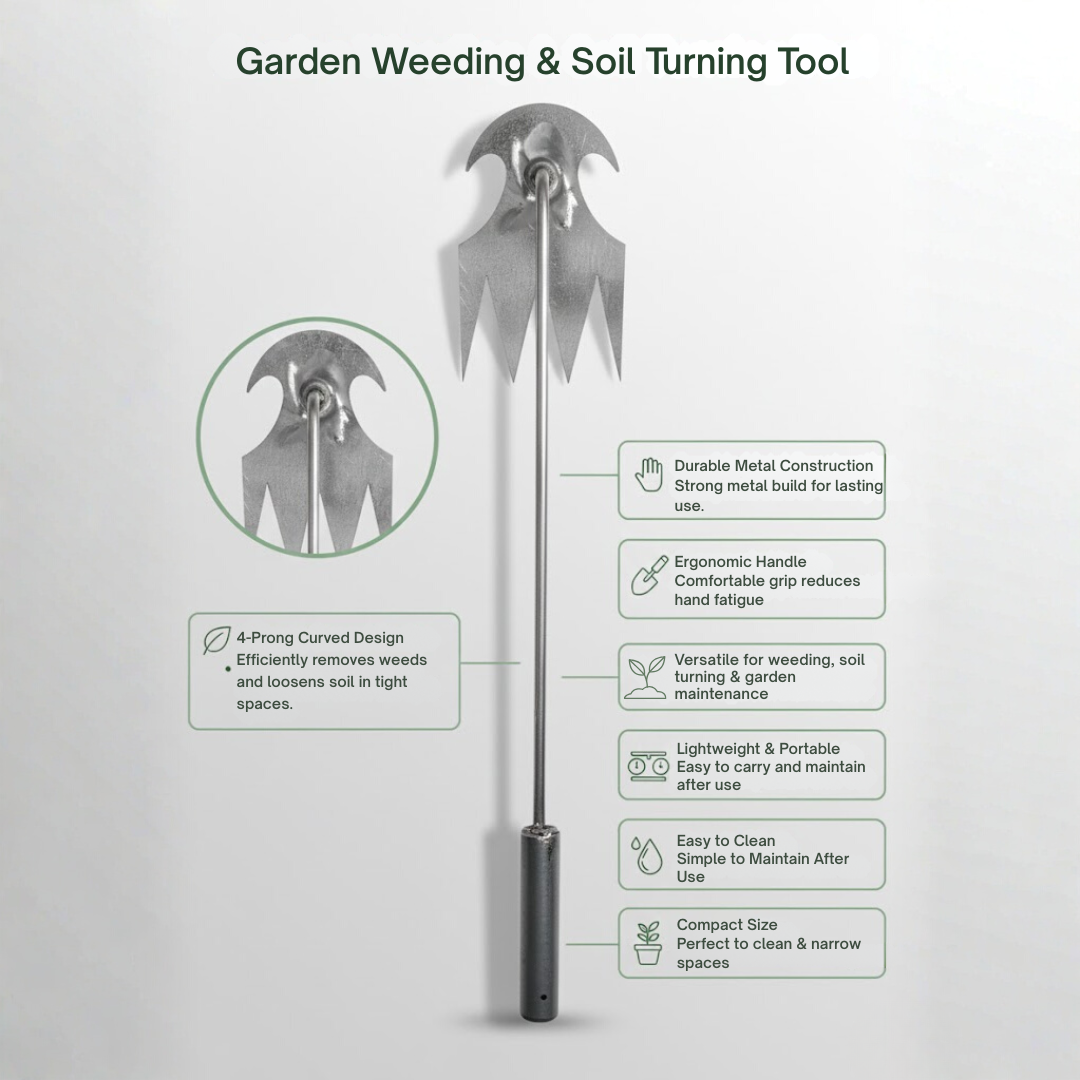 Gronaa Garden Weeding and Soil Turning ToolGarden Weeding and Soil Turning Tool