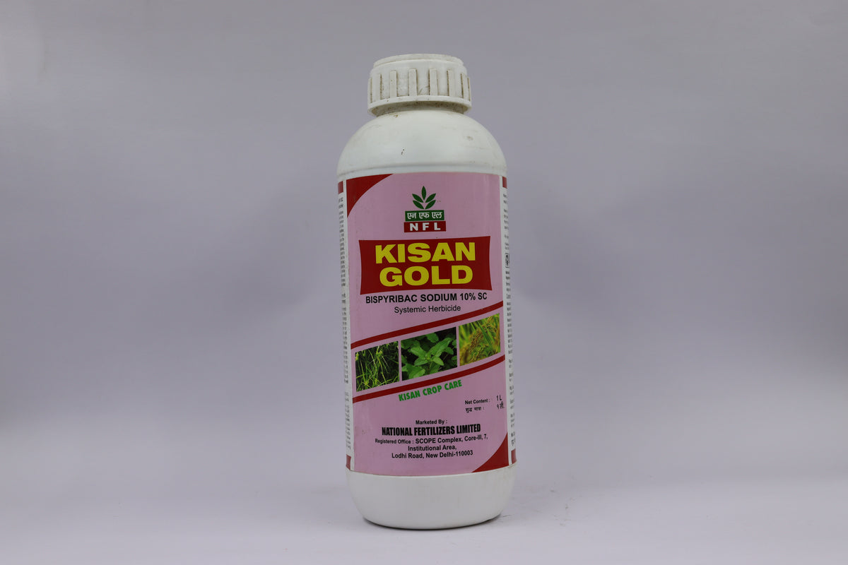NFL Kisan Gold Bispyribac Sodium 10% SC Systemic Herbicide 1L